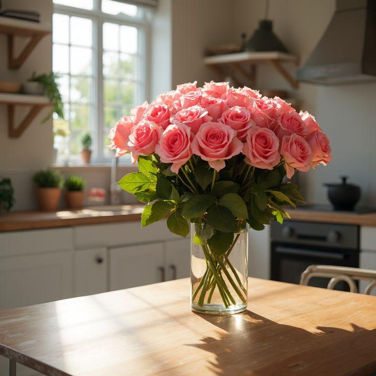 Corporate meeting room with carefully timed floral arrangements that maintain elegance throughout business hours